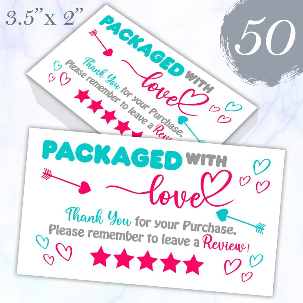 50 Thank You Cards